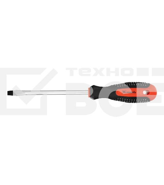 Отвертка MATRIX 11425 fusion sl8.0х150мм crv 3-х компонентная рукоятка anti slip