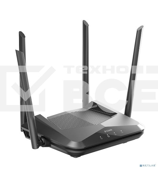 Двухдиапазонный гигабитный Wi-Fi 6 маршрутизатор D-Link DIR-X1530/RU/A1A AX1500 (466526)