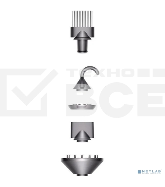 Фен Dyson Supersonic HD07 Bright Nickel/Bright Copper 1600Вт никель/медный