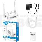 Роутер Cudy WR300 N300 10/100BASE-TX/Wi-Fi белый, фото6