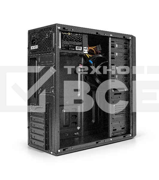 Компьютерный корпус Miditower ExeGate EX287144RUS XP-402U2-500W-12 (ATX, БП XP500 с вент. 12см, 1*USB+2*USB3.0, аудио, черный)