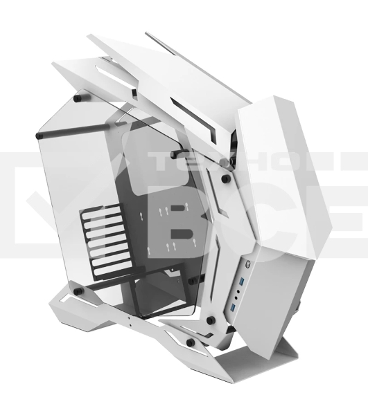 Корпус без блока питания JONSBO MOD-3, Full-Tower, TG, no fans, 2xUSB-A 3.0, EATX, ATX, mATX, mITX White