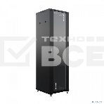 Шкаф коммутационный NTSS Премиум (NTSS-R42U6060GS-BL) напольный 42U 600x600мм пер.дв.стекл металл 900кг черный 510мм 86кг 1987мм IP20 сталь, фото4