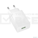 Сетевое зарядное устройство BOROFONE BAS72A/Сетевое ЗУ/QC 3.0/1 USB/Выход: 18W/белый, фото4