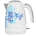 Чайник электрический Kitfort КТ-6772 1.7 л, 2200 Вт, белый/синий корпус: металл/пластик, фото11