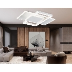 Потолочный светодиодный светильник Ambrella light FA1021/3 WH белый 50W 3000K-6400K 380*345*75 (ПДУ ИК), фото8