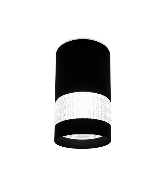 Светильник Ambrella light TN374 SBK черный песок GU5.3 D65*117