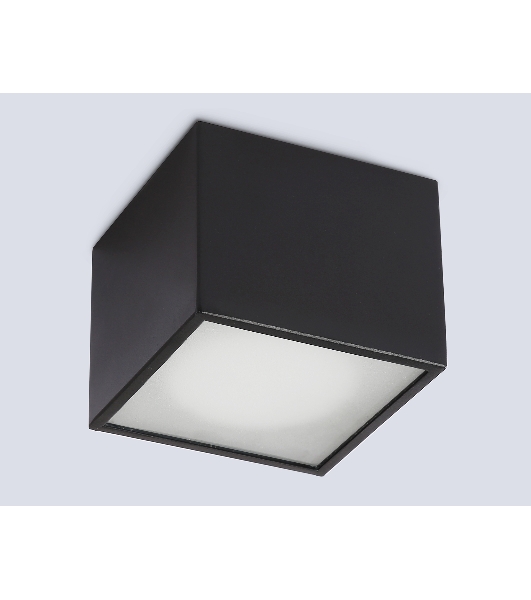 Светильник Ambrella light TN6532 BK черный IP44 GX53 100*100*80