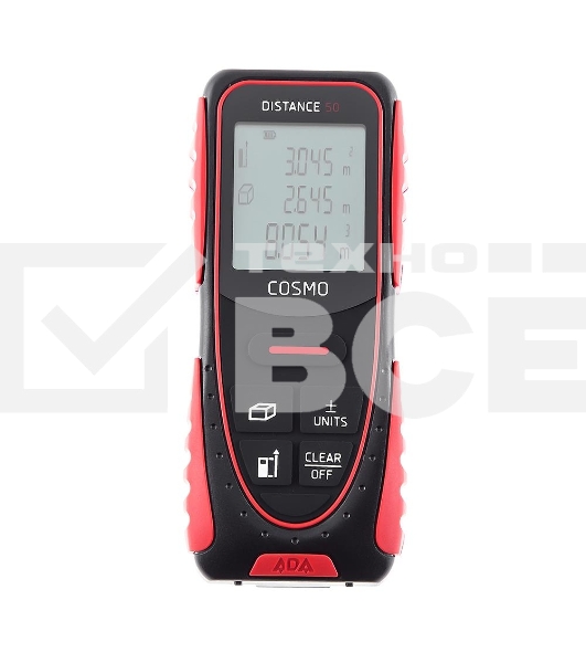 Дальномер лазерный ADA Cosmo 50 0.05 до 50м ±1.5мм 2хAAA /1.5В