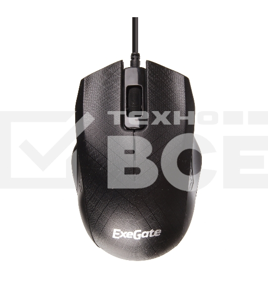 Мышь проводная ExeGate Professional Standard SH-9027 черный, 1000 dpi, USB, кнопки - 3