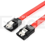 Кабель интерфейсный SATAIII Cablexpert CC-SATAM-DATA-0.3M, 30см, 7pin/7pin, защелка, пакет, фото3