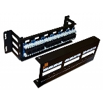 Патч-панель Lanmaster LAN-PPF12U5E/W 19' 1U 12xRJ45 кат.5e UTP, фото 1