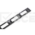 Вертикальный кабельный органайзер ЦМО для стойки внешний с окнами, ширина 95мм 42U, черный (ВКО-СТК-42-9005), фото 1