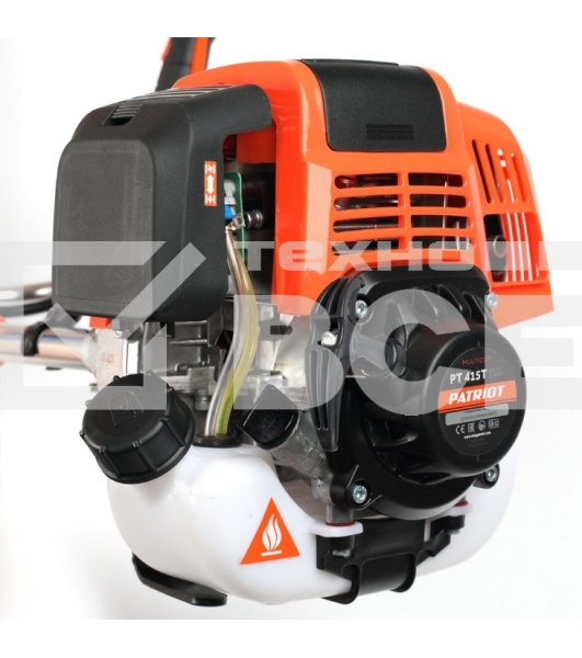 Бензотриммер PATRIOT PT 415T (1+1) [250106242]{4-ТАКТНЫЙ двигатель, раб.объем 31сс, 1.3 л.с., полуавтоматическая катушка,3Т нож, 40Т диск, ранцевая портупея}