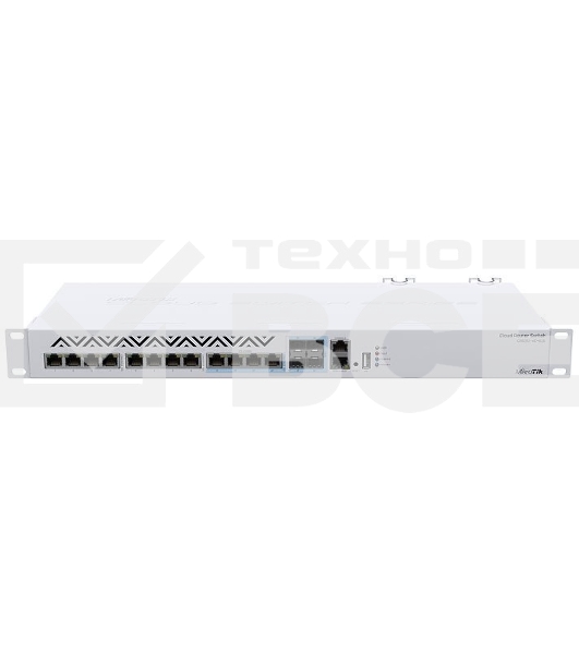 Mikrotik CRS312-4C+8XG-RM Cloud Router Switch 8х 1G/2.5G/5G/10G RJ45, 4х 10G RJ45/SFP+ with RouterOS L5, 1U rackmount enclosure