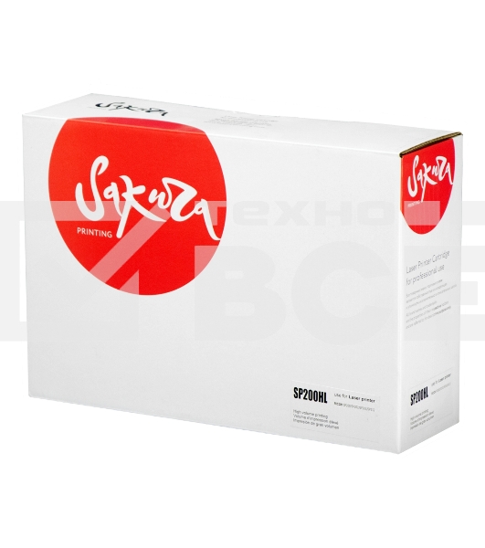 Картридж Sakura SP200HL для Ricoh SP 200N/200S/202SN/203SF/203SFN, черный, 1500 к.