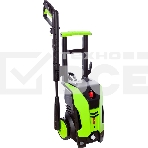 Мойка высокого давления RedVerg RD-HPW1800 220В/50Гц; 1800Вт; 140 бар; расход воды-306л/ч; темпер. воды на вх.-до 60 град; шланг-5м; пласт. пистолет и удлинит. насадка; емкость для моющего средства; вес-5,6кг, фото2