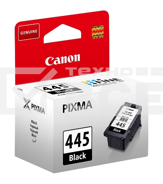 Картридж струйный Canon PG-445 (8283B001), для Canon MG2540, черный, 180 стр.