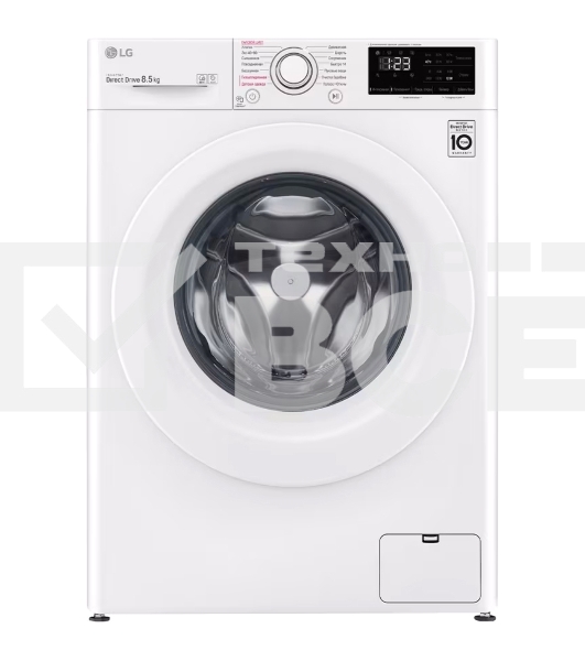 Стиральная машина LG F2V3GS3W белый, загрузка фронтальная 8,5 кг, 1200 об/мин., класс: А
