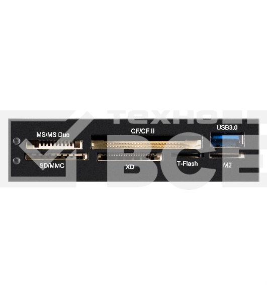 Картридер Exegate EX293028RUS USB3.0 <CR-611U3> (внутренний, 3.5
