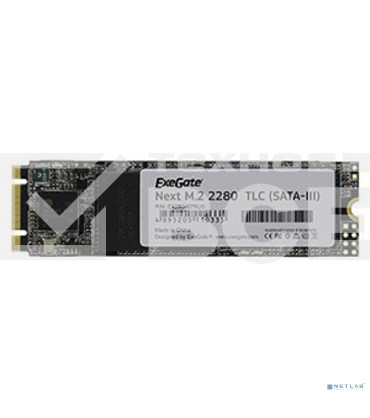 Накопитель SSD ExeGate NextPro+ UV500TS256, 256Gb, SATA III, M.2 2280, R/W 561/500