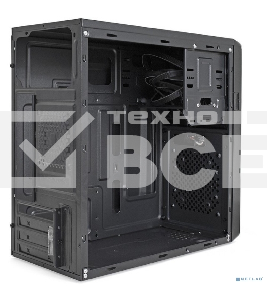 Компьютерный корпус Minitower ExeGate EX286441RUS BA-309U2-500W-8 (mATX, БП AA500 с вент. 8см, 1*USB+2*USB3.0, HD аудио, черный)