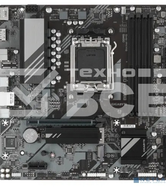 Материнская плата Gigabyte B650M D3HP, AM5, AMD B650, 4xDDR5, 4xSATA, 2xM.2, 1xPCI-E 4.0 x16, 1xPCI-E x1, 1xHDMI, 2xDP, 1x 2.5Gb LAN, 3xUSB-A 3.2 Gen 1, 2xUSB-A 2.0, 1xUSB-C 3.2 Gen 1, 3x3.5 мм, 7.1, Micro-ATX