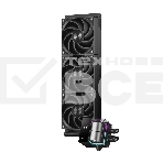 Система охлаждения PCCooler DS360 BK (310W, 360мм, LED temp., Black, ARGb Pump/Fans: 3x120мм, 86.73CFM, 28dBA, 2200RPM/Pump height 67мм, 28dBA, 3200RPM, Rad thickness 27мм/S: 1851, 1700, 1200, 20XX, 115X, AM5, AM4), фото8