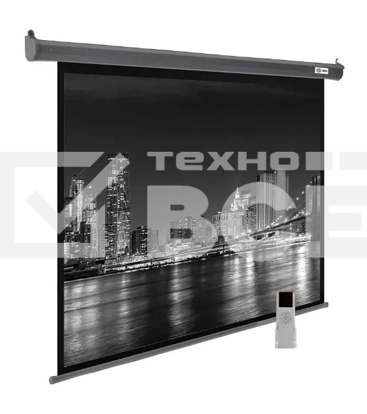Экран Cactus 175x280см SIlverMotoExpert CS-PSSME-280X175-DG 16:10 настенно-потолочный рулонный тёмно-серый (моторизованный привод)