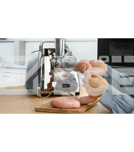 Мясорубка Bosch MFW67440 2000Вт черный/серебристый