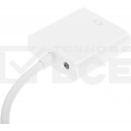 Переходник аудио-видео Premier 5-983 HDMI (m)/VGA (f)/Jack 3.5 (f) 0.15м. белый, фото3