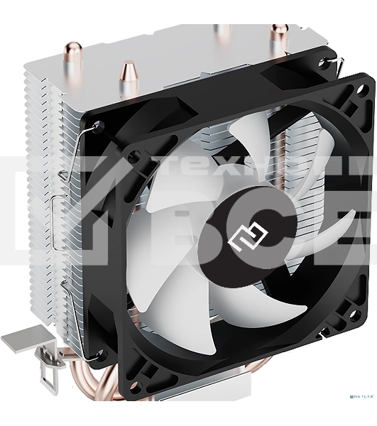 Кулер для процессора Digma D-CPC110-PWM1 черный, 90 мм, алюминий/медь, 2200 об/мин, 23 дБ, 4 pin, 110 Вт, 130 мм