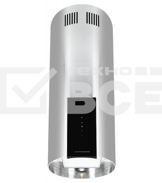 Вытяжка островная Kuppersberg Motuba X серебристый, 39 см, 1500 куб. м/ч, 69 дБ
