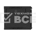 Шкаф телекоммуникационный 19' настенный 6U ExeGate EC-WM-6U.450.G.BLACK (19', 6U, 600x450x370 мм (ШхГхВ), передняя дверь закаленное стекло, съемные боковые панели, пыле- и влагозащита IP23, черный RAL 9004), фото6