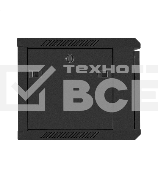 Шкаф телекоммуникационный 19' настенный 6U ExeGate EC-WM-6U.450.G.BLACK (19', 6U, 600x450x370 мм (ШхГхВ), передняя дверь закаленное стекло, съемные боковые панели, пыле- и влагозащита IP23, черный RAL 9004)