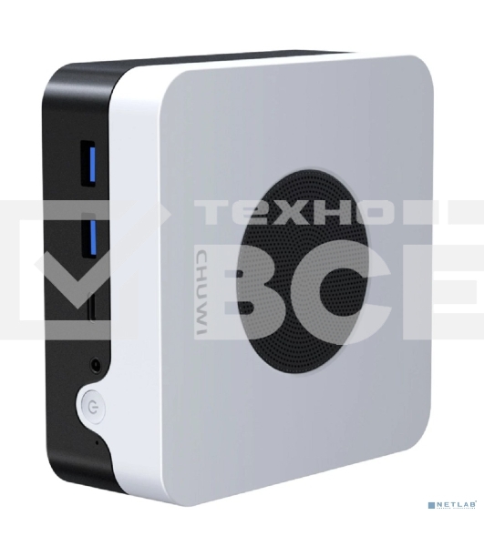 Мини ПК Chuwi LarkBox X Nettop серый/белый i3-1220P(1.5Ghz)/8Gb/256Gb SSD/W11Home/bracket