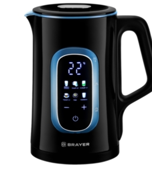 Чайник BRAYER BR6101 1500Вт, 1.5л, черный