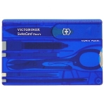 Швейцарская карта Victorinox SwissCard Lite (0.7322.T2) синий полупрозрачный коробка подарочная, фото4