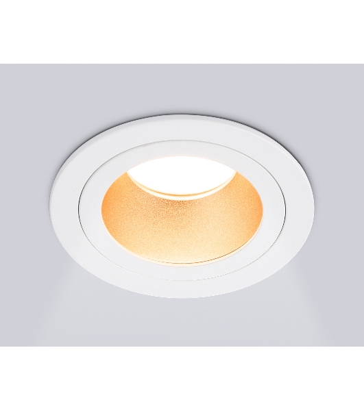 Встраиваемый точечный светильник Ambrella light TN102823 WH/GD белый/золото GU5.3 D92*50