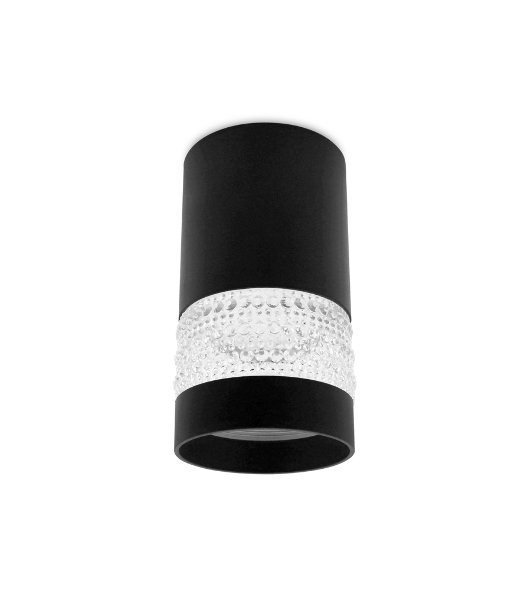 Светильник Ambrella light TN374 SBK черный песок GU5.3 D65*117