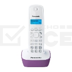 Телефон беспроводной (DECT) Panasonic KX-TG1611RUF (сиреневый) {АОН, Caller ID,12 мелодий звонка,подсветка дисплея,поиск трубки}, фото5