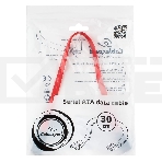 Кабель интерфейсный SATAIII Cablexpert CC-SATAM-DATA-0.3M, 30см, 7pin/7pin, защелка, пакет, фото2