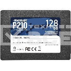 Накопитель SSD Patriot P210, 128GB, SATA III, 2.5