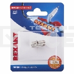 Переходник антенный, (гнездо F - гнездо F), бочка, (1шт.) Rexant, фото 1