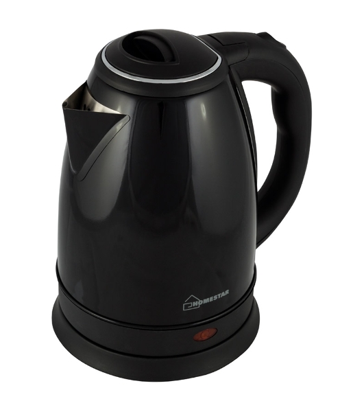 Чайник электрический Homestar HS-1010 (1,8 л) стальной черный