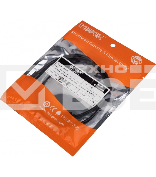 Кабель USB (m)-USB Type-C (m) 1м черный