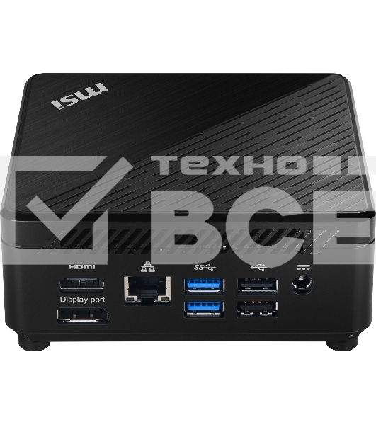 Неттоп/платформа MSI Cubi 5 12M-067BRU i5 1235U (1.3) Iris Xe noOS GbitEth WiFi BT 65W черный (936-B0A811-067)