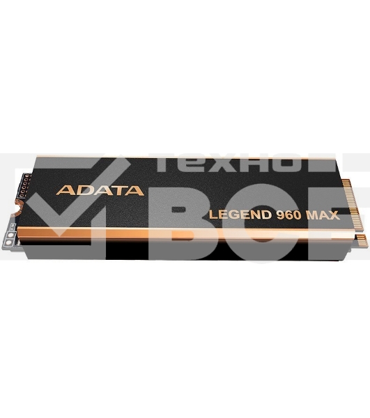 Накопитель SSD ADATA LEGEND 960 MAX, 4Tb, M.2 2280, PCIe 4.0 x4, NVMe, R/W 7400/6800, с радиатором