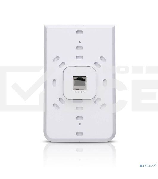 Точка доступа  UBIQUITI UAP-IW-HD UniFi AP In-Wall HD Точка доступа 2.4+5 ГГц, ac Wave2, 4х4 MU-MIMO, 5х 1G RJ45, 802.3at/af