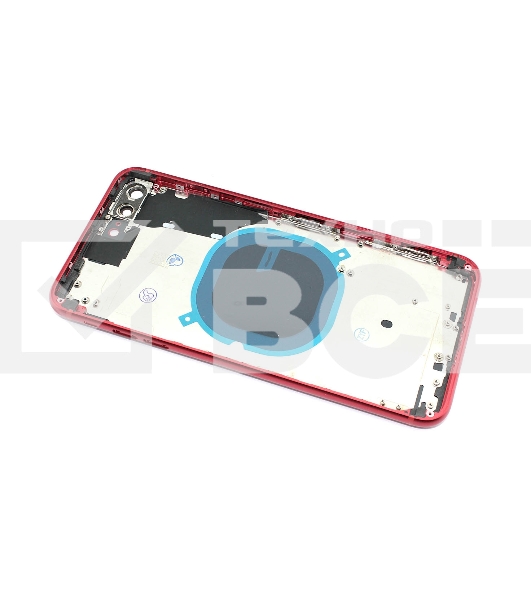 Задняя крышка (корпус) в сборе с рамкой для Apple iPhone 8 Plus красная